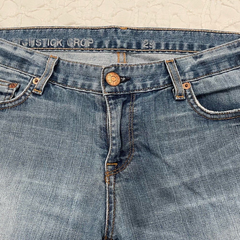 SOLD ** J Crew Matchstick Crop Jeans
